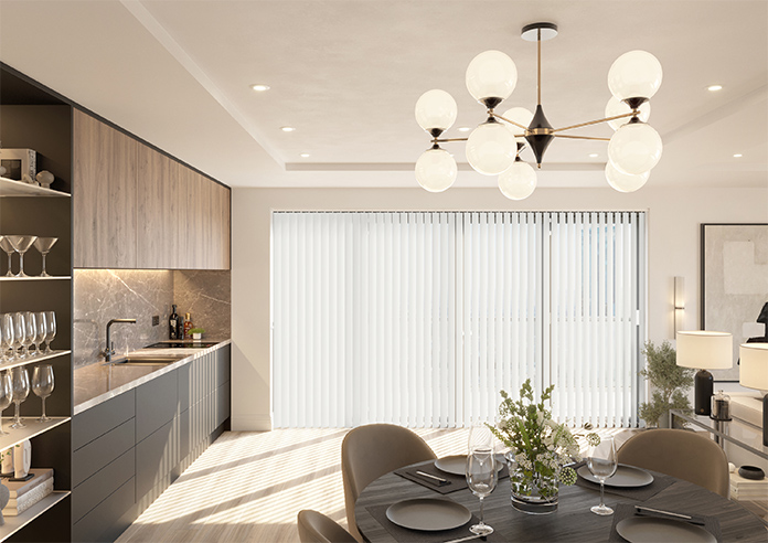 Orion (Blackout), Pure White - Vertical Blind - Image 8